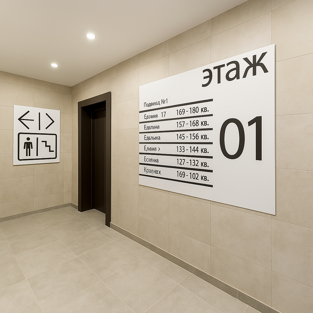 Навигация для новостроек и ЖК