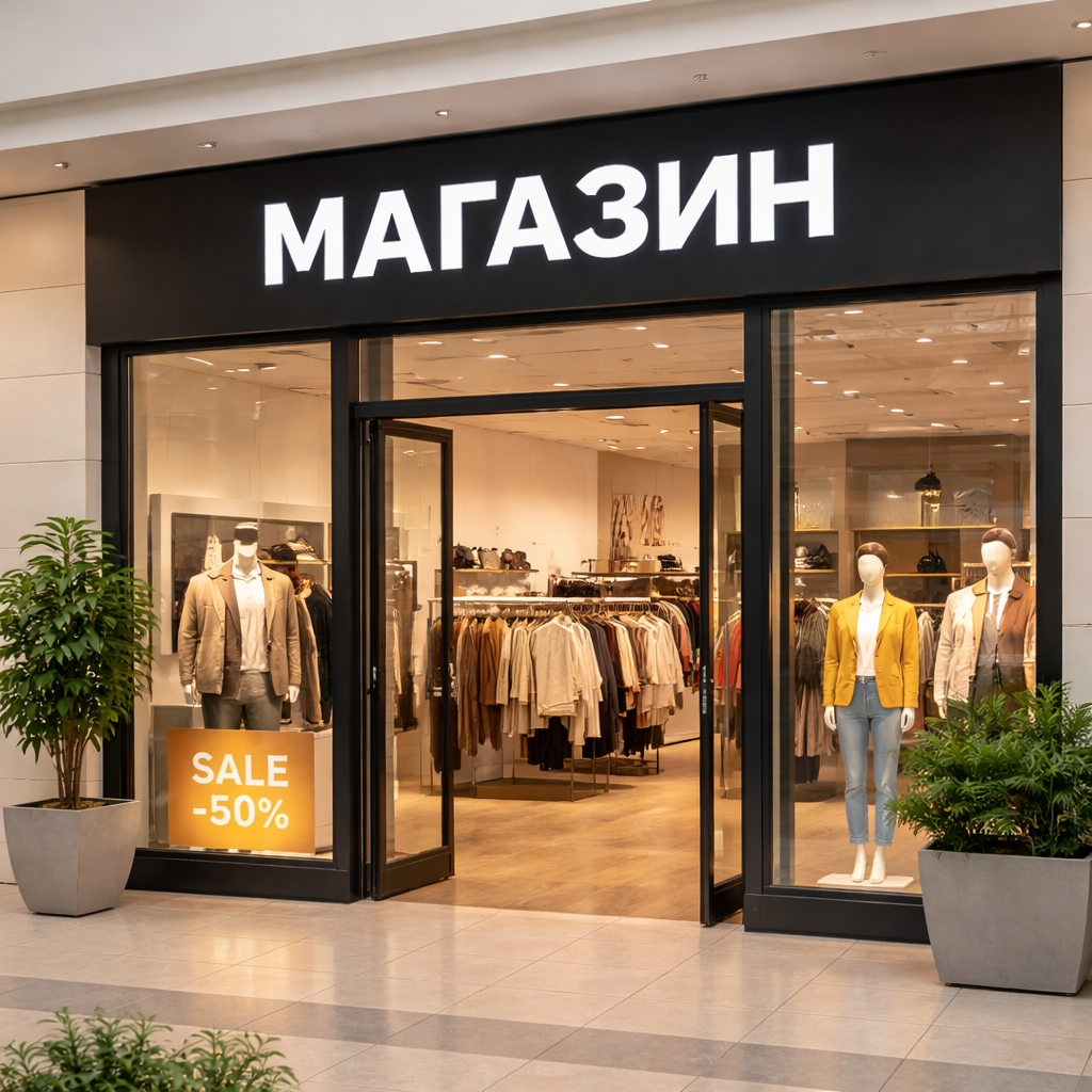 Вывески для магазина