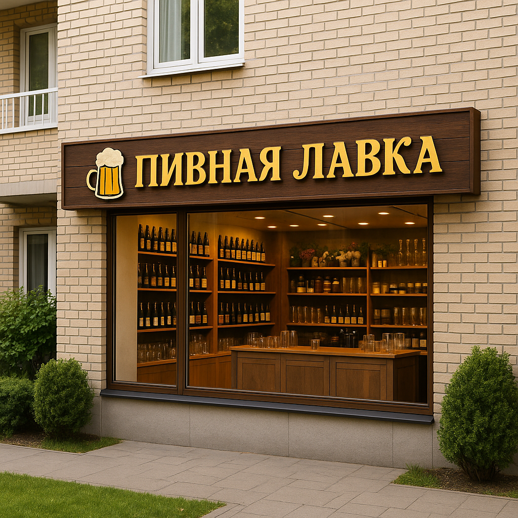 Вывески для магазинов пива